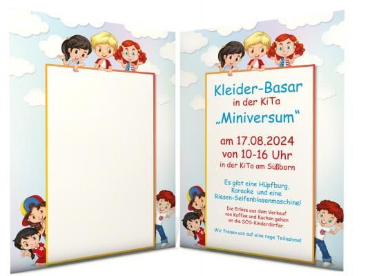 Plakat-Papier DIN A3 "Kinder" für innen und außen